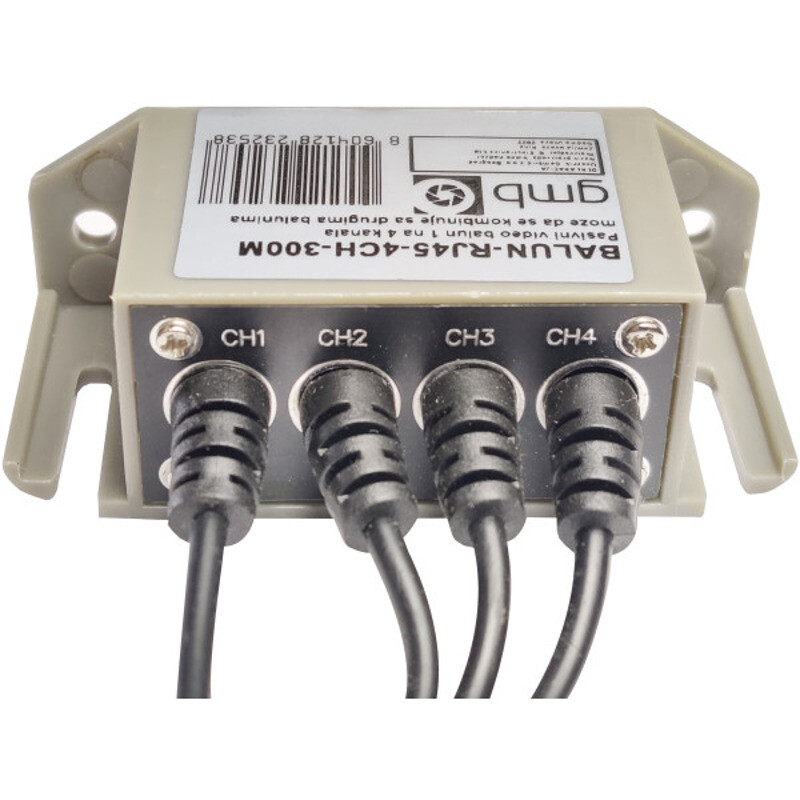 190eb890e97e6f658ba304c5877fda4c BALUN RJ45-4CH-300M Gembird balun za 4 kamere (AHD/CVI/TVI) do 5 megapiksela cena za komad