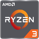 AMD Ryzen 3 5300U sa 4 jezgra, 8 tredova (od 2.60 GHz do 3.80 GHz)