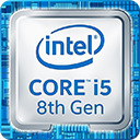 Intel Core i5-8300H sa 4 jezgra, 8 tredova (od 2.30 GHz do 4.00 GHz)