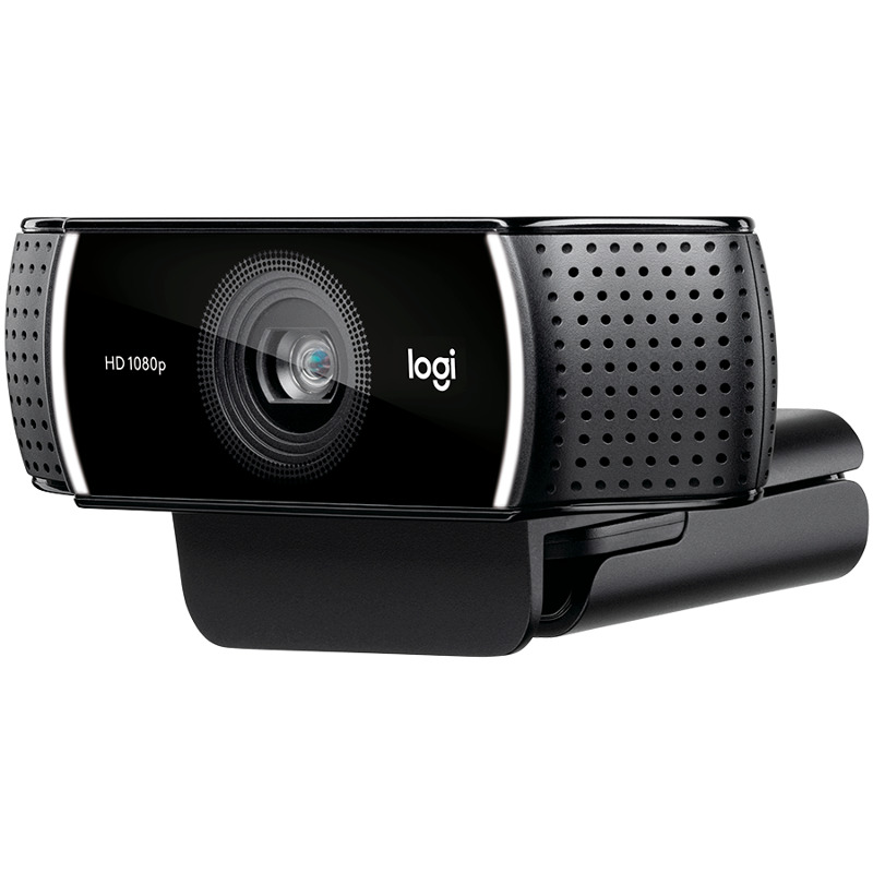 LOGITECH C922 Pro Stream Webcam - Tripod - BLACK - - Image 1