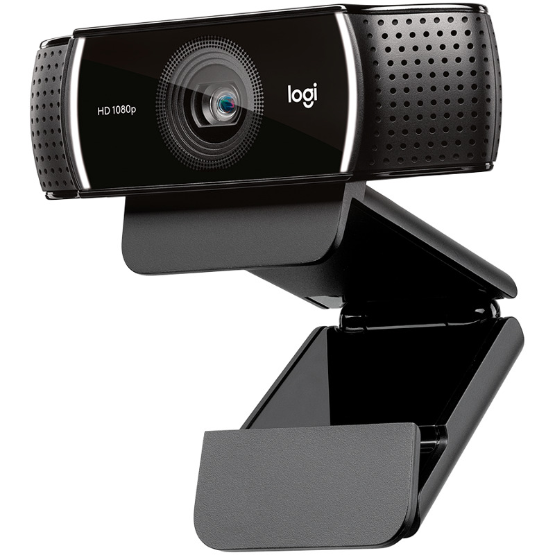 LOGITECH C922 Pro Stream Webcam - Tripod - BLACK - - Image 0