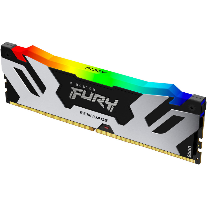 KINGSTON DIMM DDR5 16GB 7600MT/s KF576C38RSA-16 FURY Renegade Silver RGB XMP - Image 0