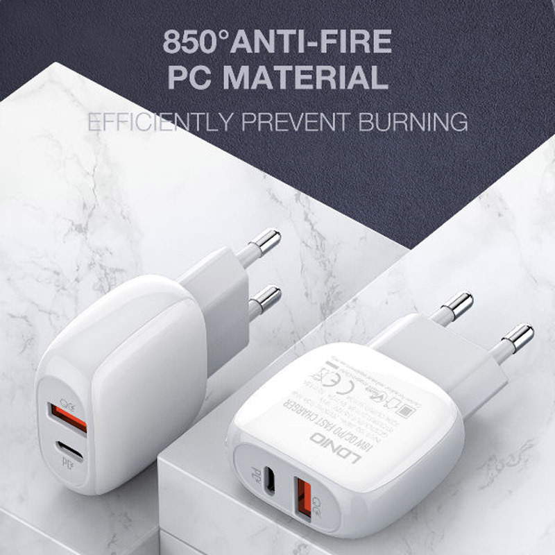Kucni punjac LDNIO A2313Q PD + QC3.0 sa Type C kablom - Image 3