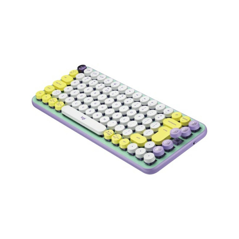 Tastatura Logitech Pop Keys Daydream bela/ljubičasta US 920-010736 - Image 1