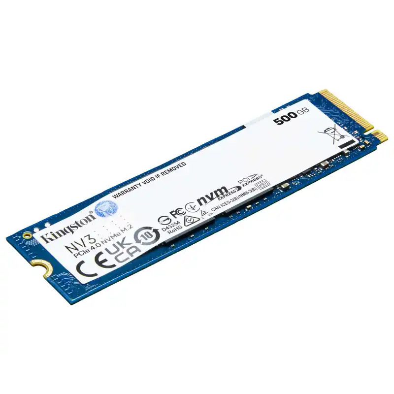 SSD M.2 NVME 500GB Kingston SNV3S/500G 5000MBs/3000MBs - Image 0