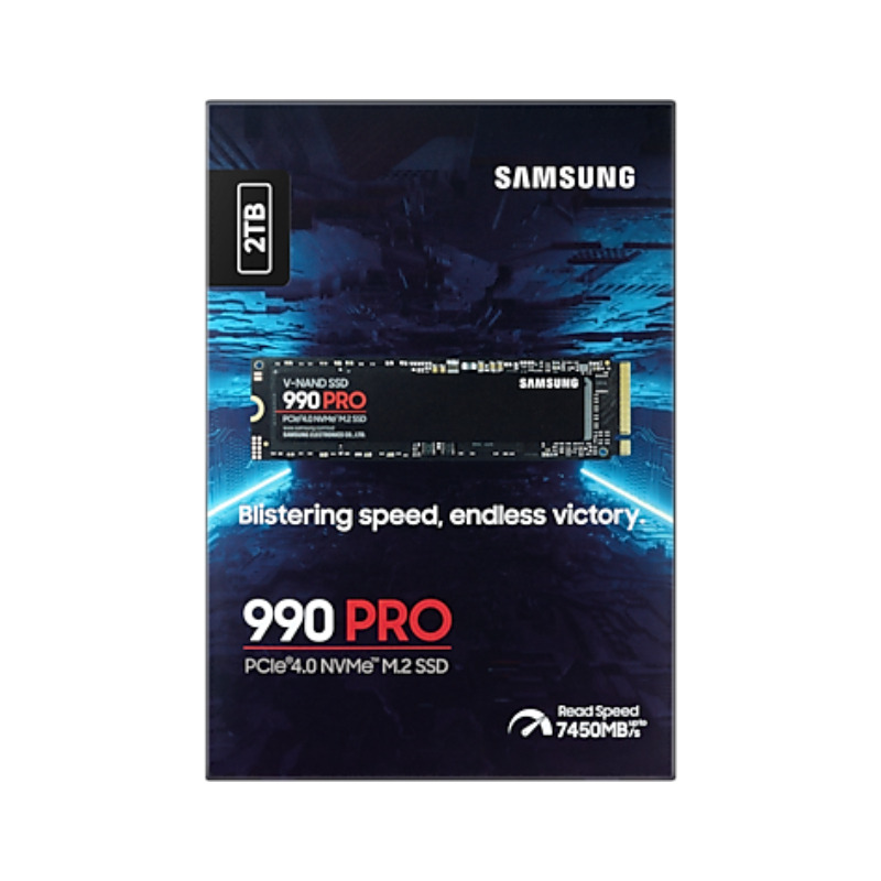SAMSUNG 2TB M.2 NVMe MZ-V9P2T0BW 990 Pro Series SSD - Image 1