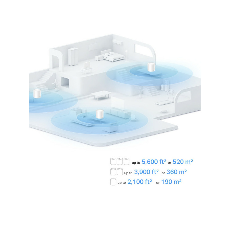 LAN Mesh TP-Link Deco X10 WiFi6/AX1500/2xGLAN/2-pack - Image 2