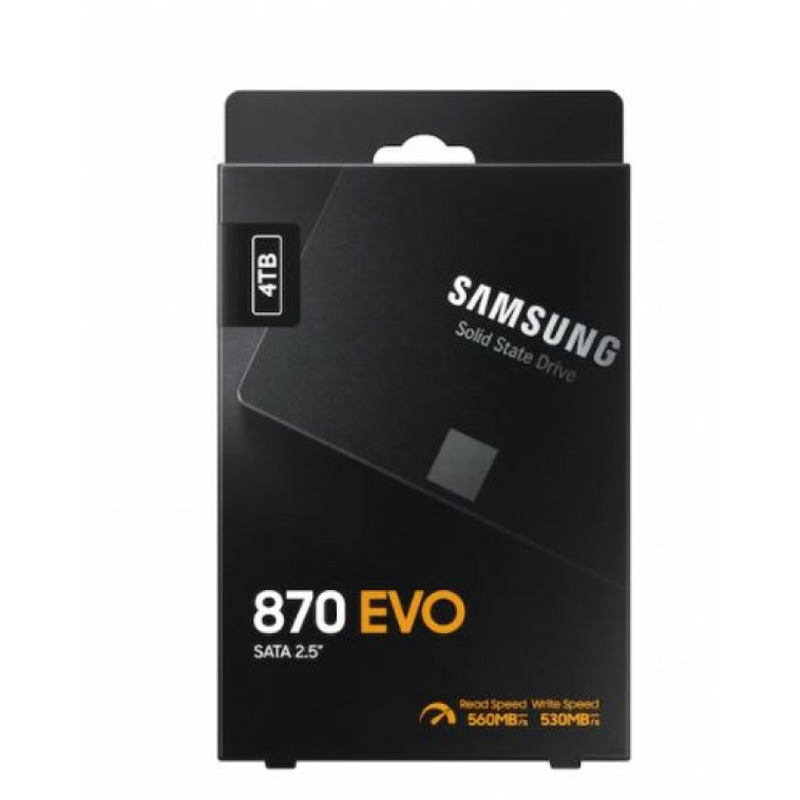 SSD 2.5" SATA 4TB Samsung 870 EVO 560/530MBs, MZ-77E4T0B/EU - Image 0