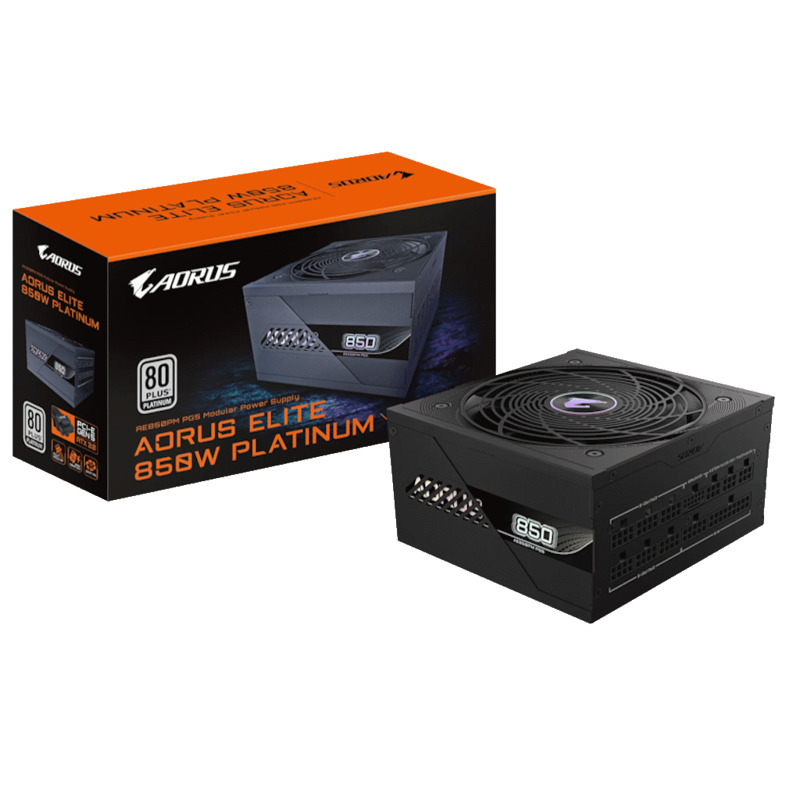 NAPAJANJE GIGABYTE AORUS ELITE GP-AE850PM PG5 850W /ATX/80+PLATINUM/CRNA - Image 1