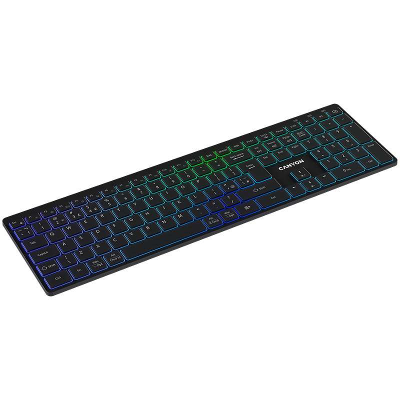 CANYON keyboard HKB-W11 UK/US RGB Dual Mode Wireless - Image 3