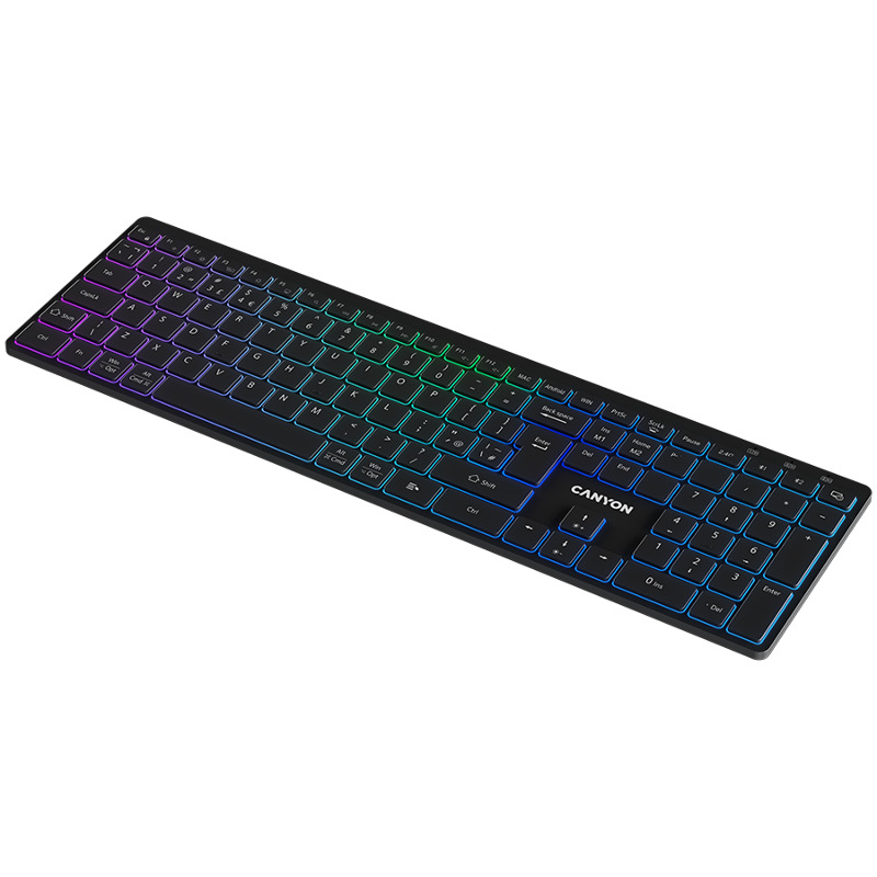 CANYON keyboard HKB-W11 UK/US RGB Dual Mode Wireless - Image 2