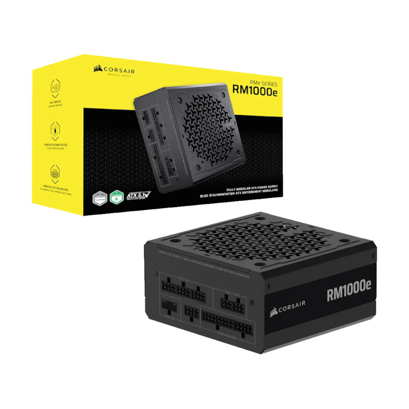 NAPAJANJE CORSAIR RM1000e 1000W/ATX 3.1/PCIe 5.1/80+GOLD/modularno/CRNA - Image 4