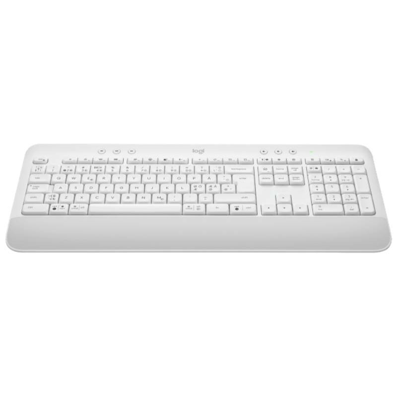 LOGITECH K650 Signature Wireless US bela tastatura - Image 0