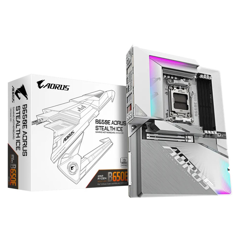 GIGABYTE B650E A STEALTH ICE 1.0 matična ploča - Image 0