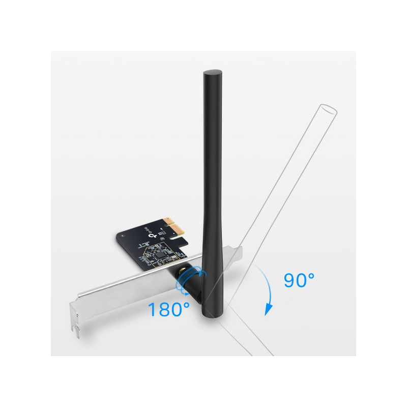 Mrežna kartica PCIE TP-Link Archer T2E wireless 600Mb/s dual band - Image 0