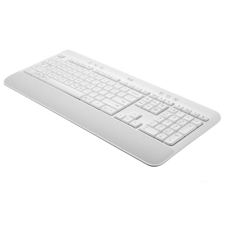 LOGITECH K650 Signature Wireless US bela tastatura - Image 1