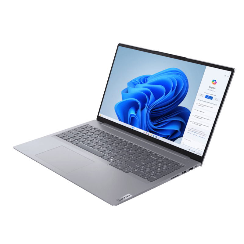 Laptop LENOVO ThinkBook 16 G7 ARP DOS/16"WUXGA/Ryzen 7-7735HS/32GB/1TB/FPR/backlit SRB/Siva - Image 1