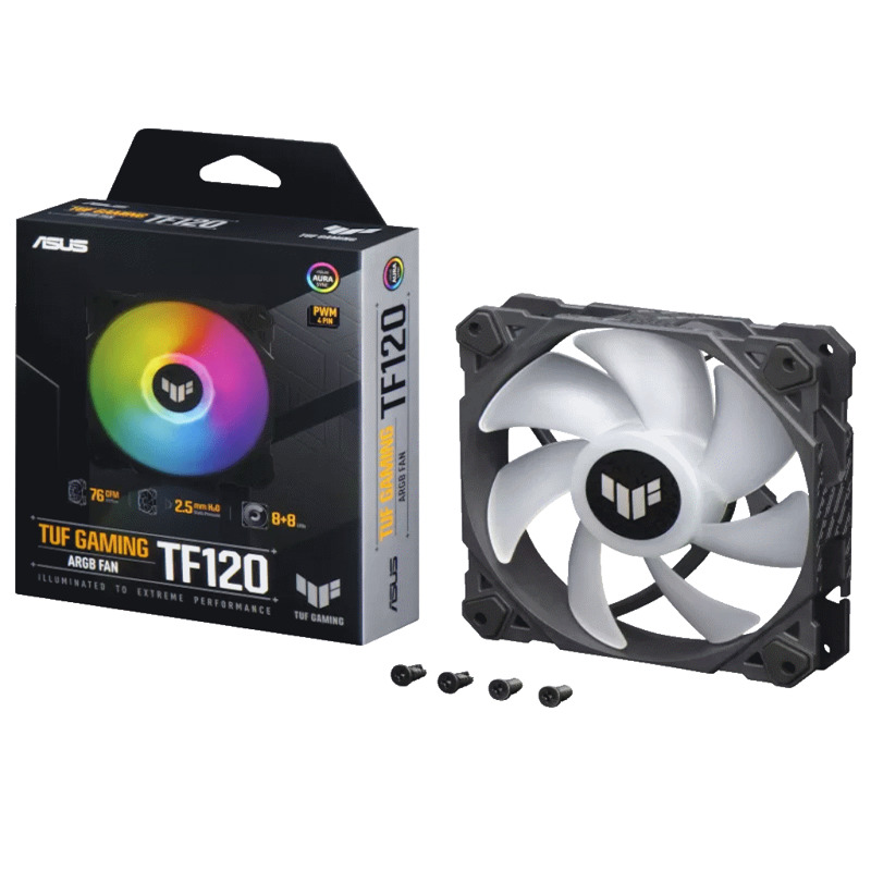 Ventilator ASUS TUF Gaming TF120 ARGB/120mm ventilator/crna - Image 0