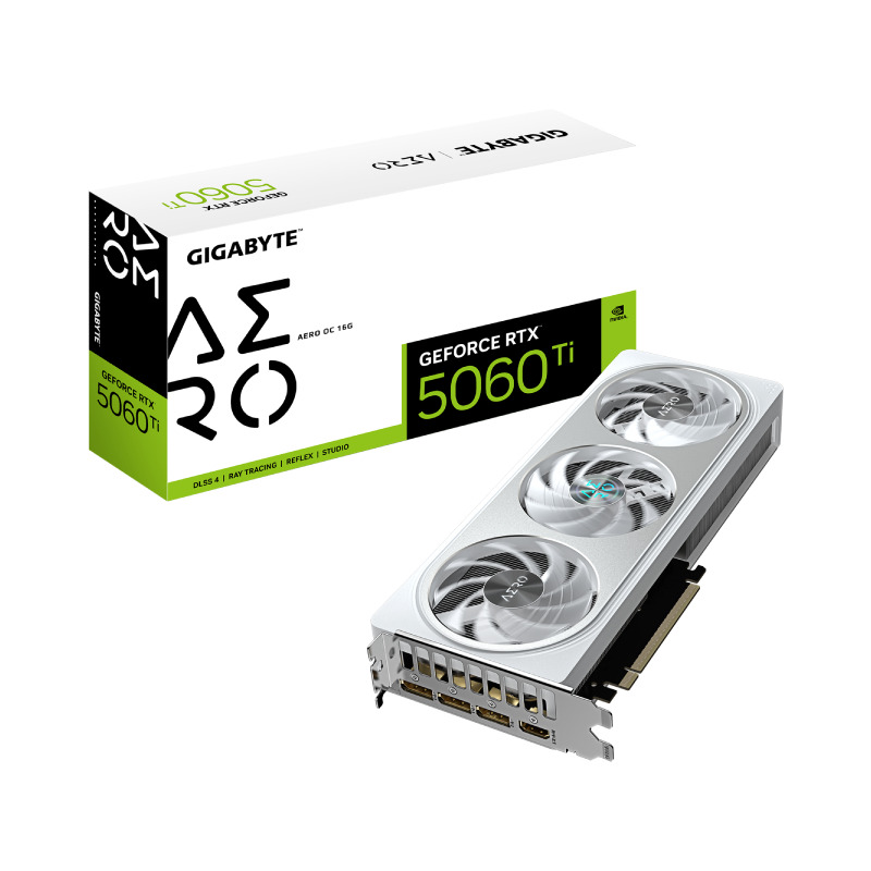 GIGABYTE nVidia GeForce RTX 5060 Ti AERO16GB 128bit GV-N506TAERO OC-16GD rev. 1.0 grafička karta - Image 1