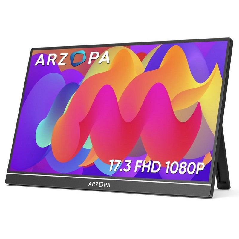 b6071ba00c8586a0562cf1e0127c7742 Eksterni Monitor za Laptop Arzopa A1M 17.3 FULL HD IPS 60Hz Zvučnici Type C