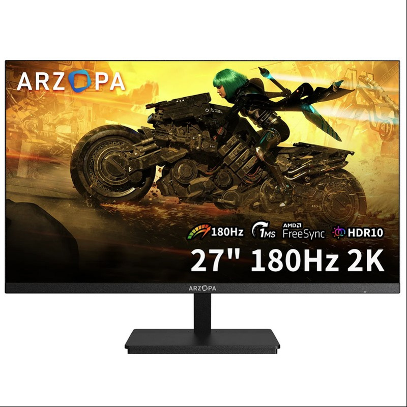 Gaming Monitor ARZOPA M1RC-27 ELED 180Hz 2K QHD 1ms