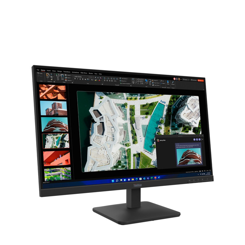 2e1cfe877c706c0b228f7b5af910c897 27.0" ThinkVision S27-4e(A25270FS0) 1920x1080 Wide 16:9 WLED IPS AG, 1500:1, 100Hz, 6ms GtG(4ms extreme mode), 300cd/m², 178/178, 1x VGA, 1x HDMI 1.4,Raven Black, Tilt, VESA 100x100, 3YW - Slika 1